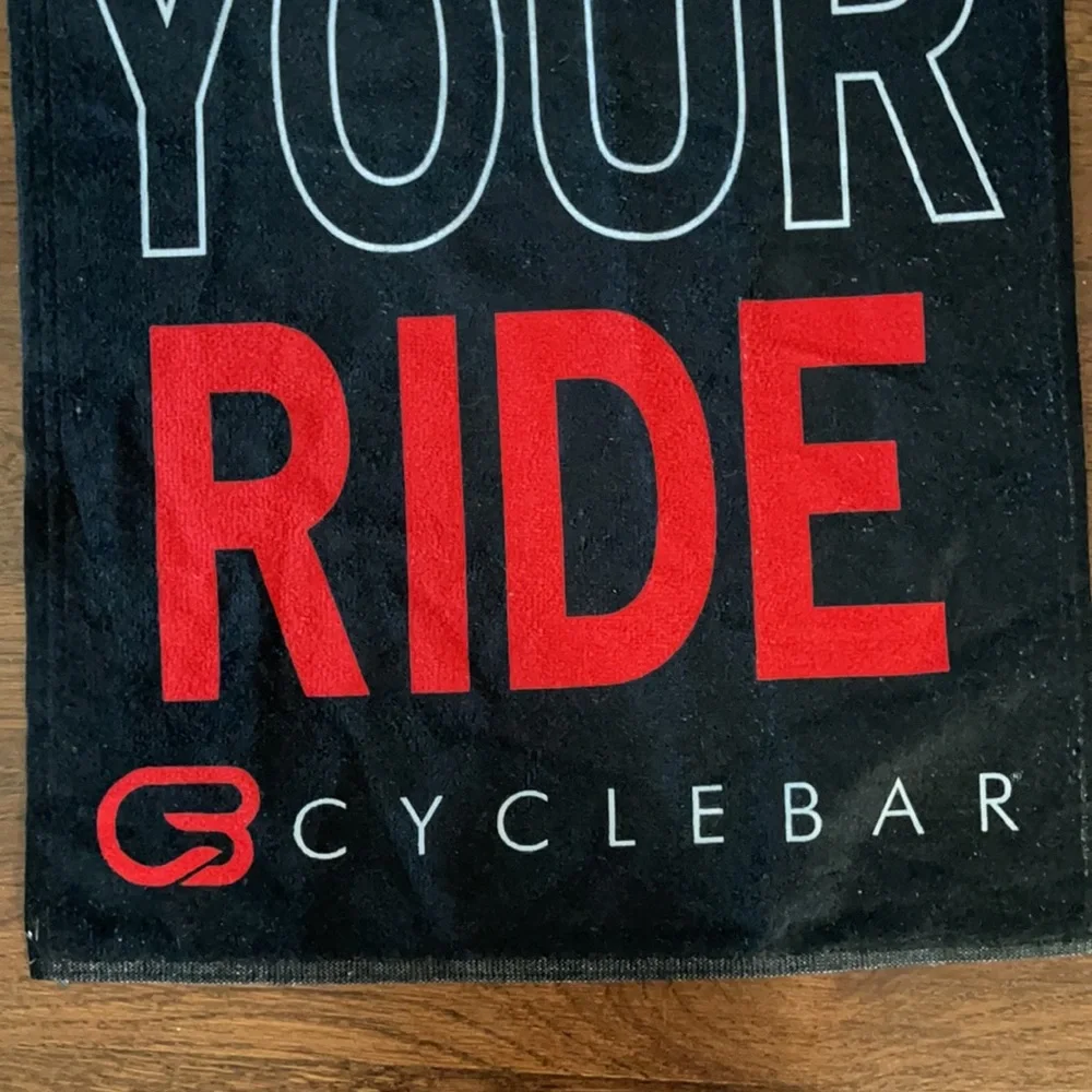 Rare New Cyclebar Rock Your Ride Towel